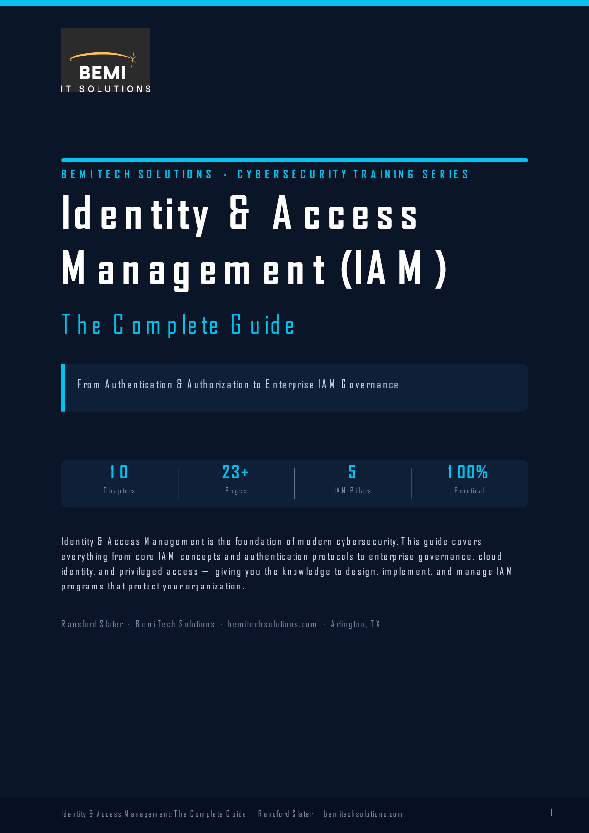 IAM Fundamentals Ebook Cover